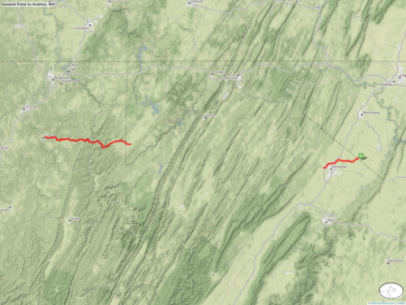 Summit Point to Grafton, WV