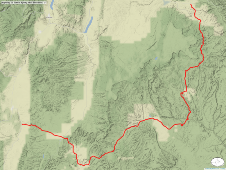 Highway 12 Scenic Byway near Escalante, UT