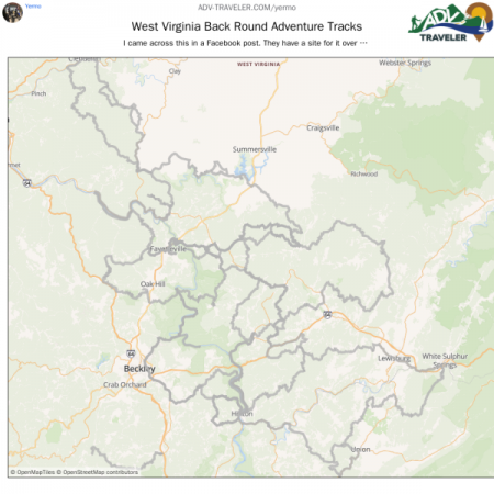 West Virginia Back Round Adventure Tracks
