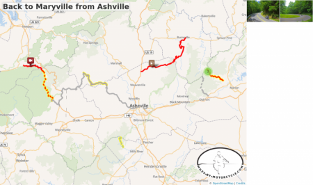 Back to Maryville from Ashville