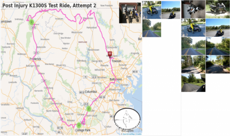 Post Injury K1300S Test Ride, Attempt 2
