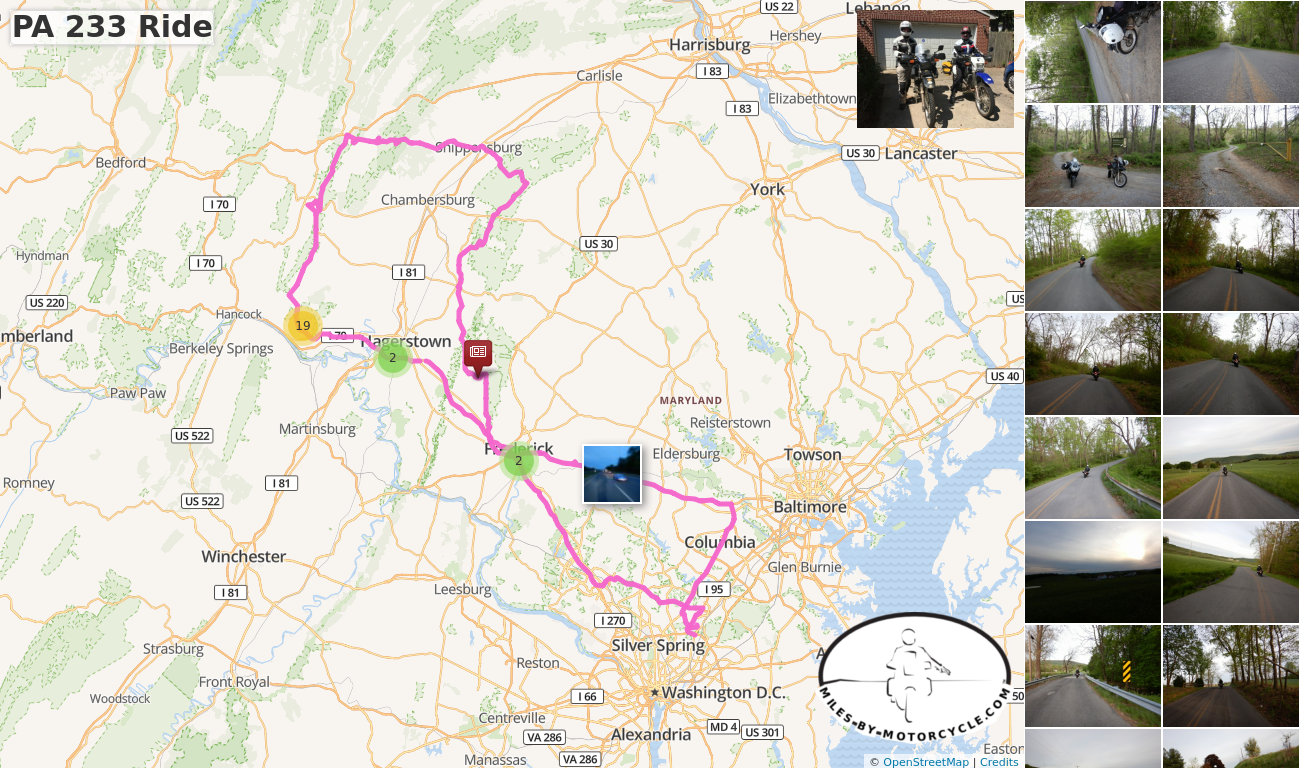 PA 233 Ride