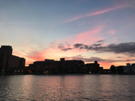 Sunset over Portsmouth