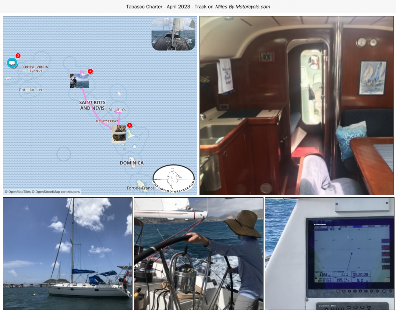 Tabasco Charter - April 2023 - Track