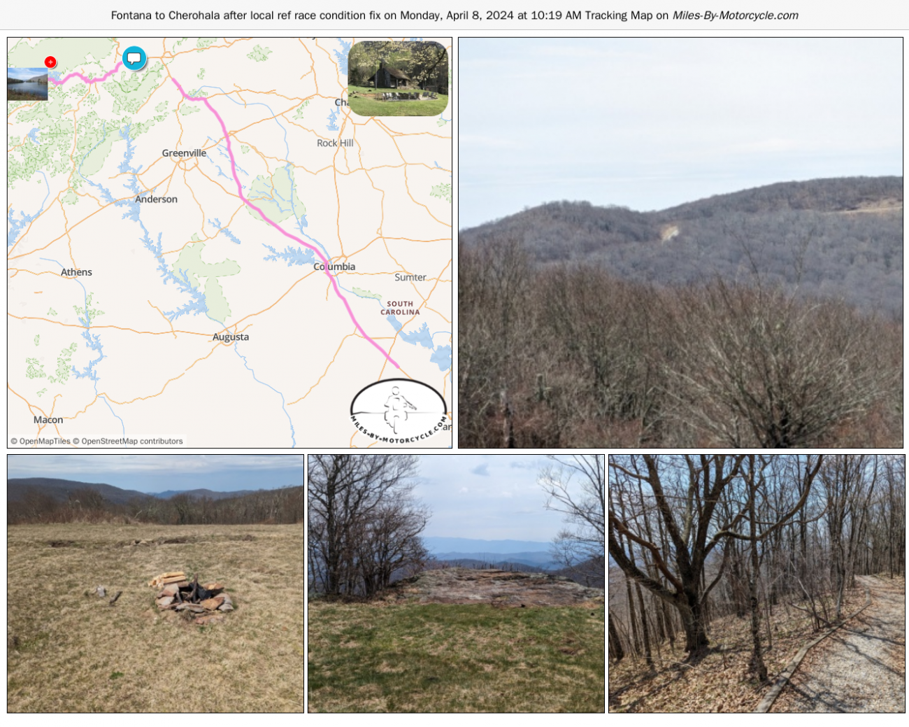 Fontana to Cherohala after local ref race condition fix  on Monday, April 8, 2024 at 10:19 AM Tracking Map