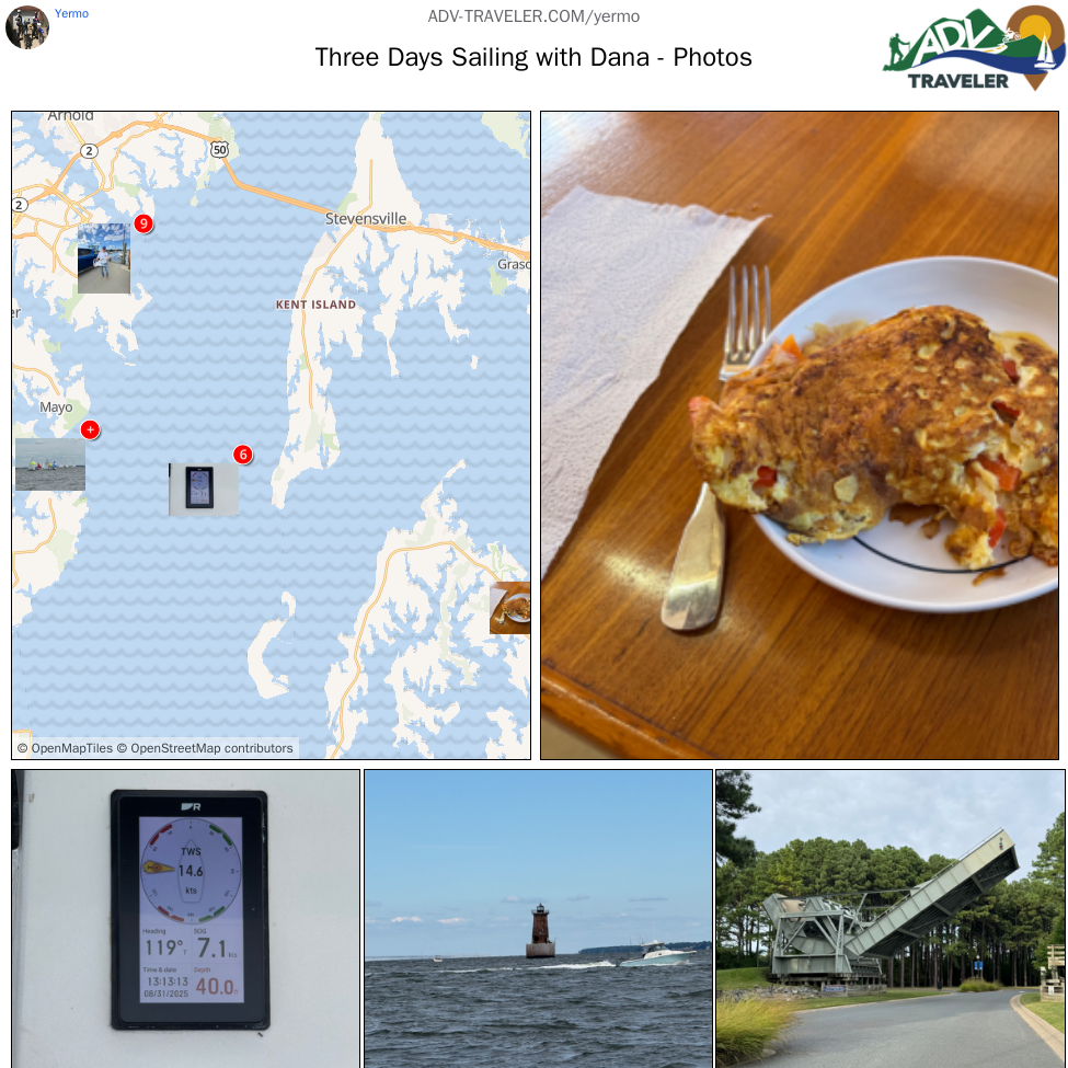 Three Days Sailing with Dana - Photos