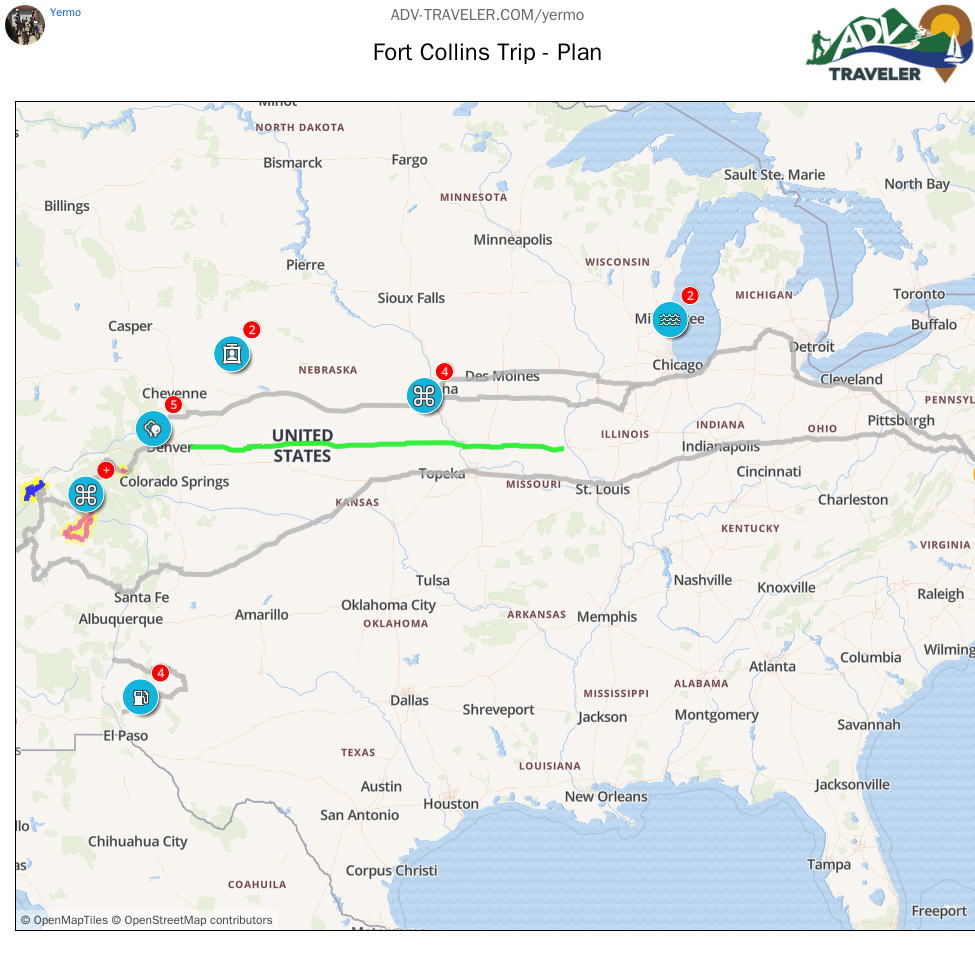 Fort Collins Trip - Plan