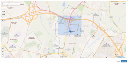 Selecting an Area to Cut