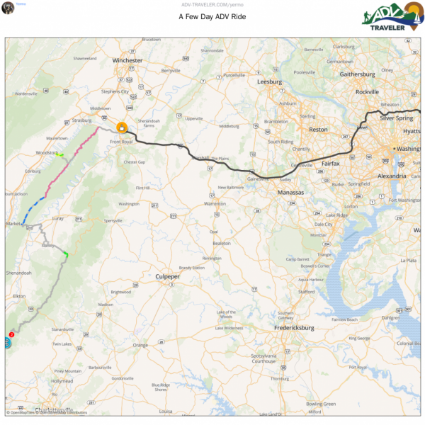 Three Day DR Ride - Day 1