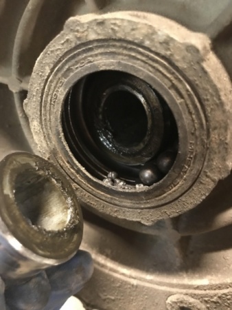 DR650SE rear wheel bearing failure