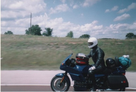 First Rolling photo of me on my new bike