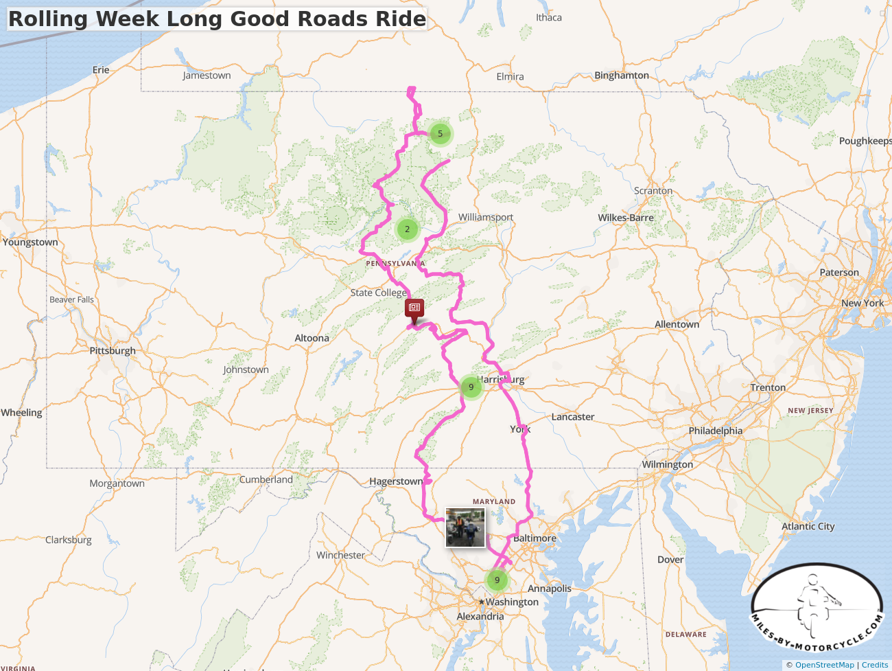 Rolling Week Long Good Roads Ride