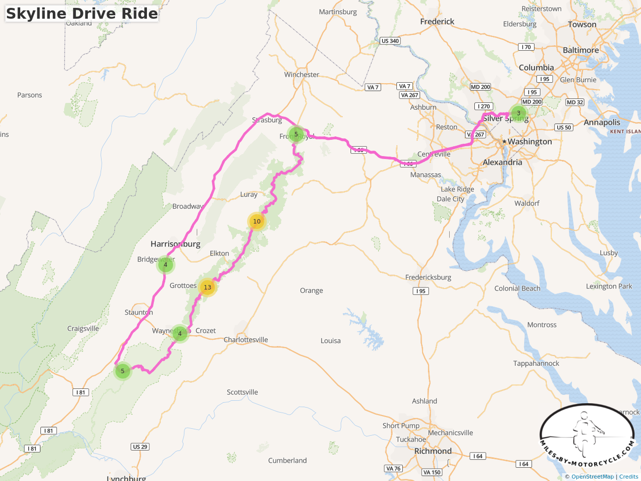Skyline Drive Ride
