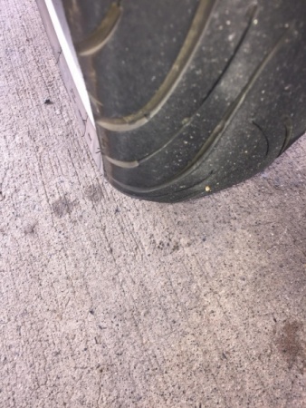Squared off tire