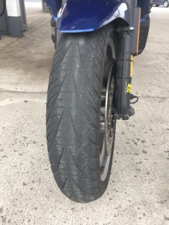 huh, I guess I need new tires.