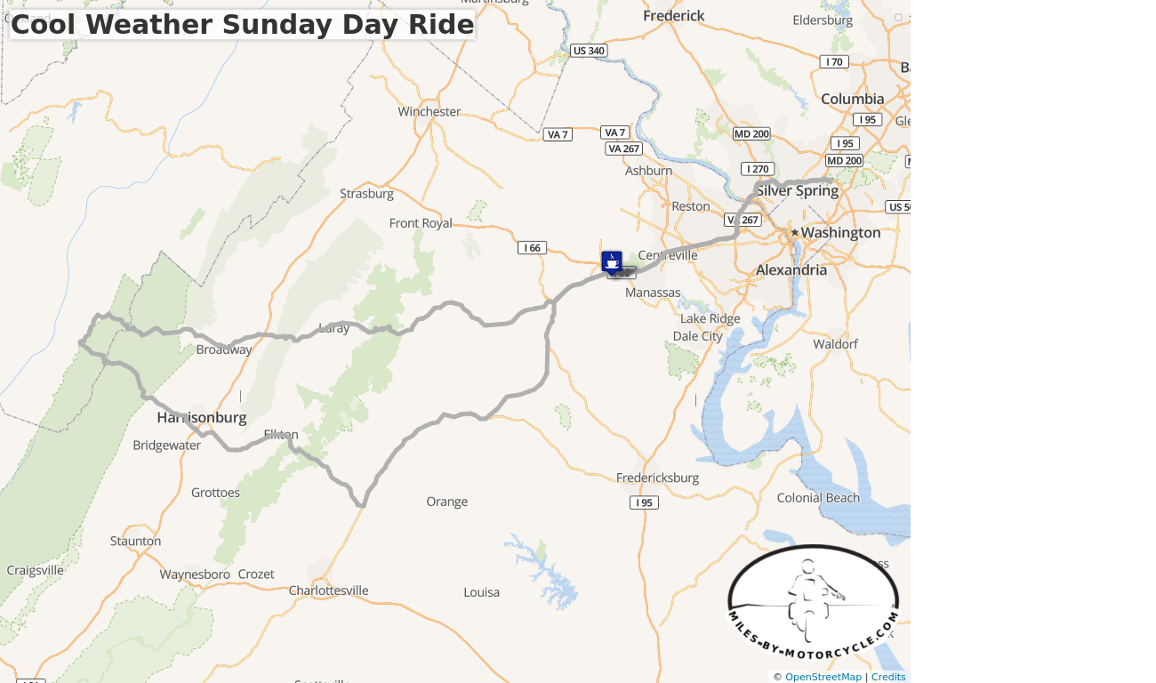 Cool Weather Sunday Day Ride