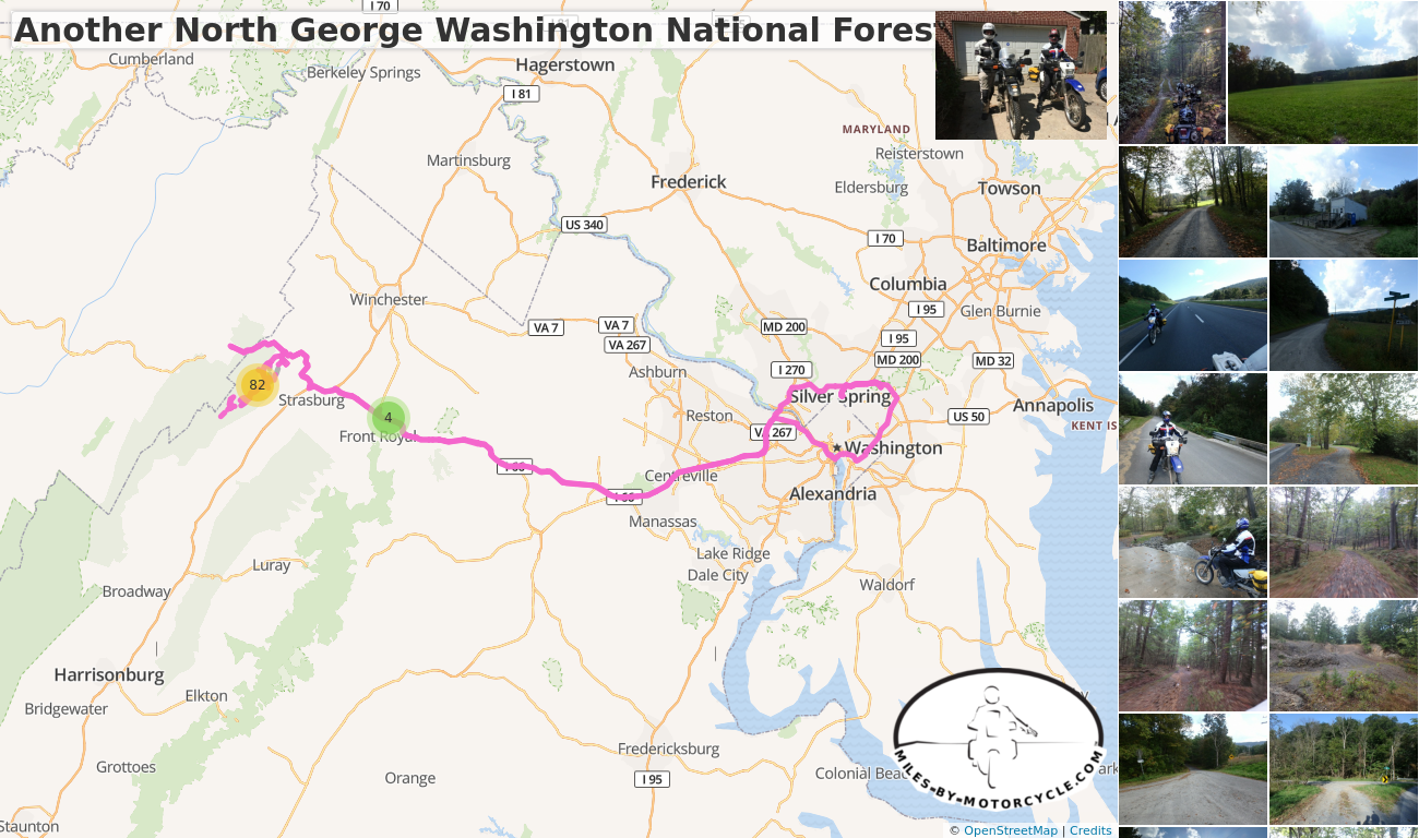 Another North George Washington National Forest Gravel Roads Ride