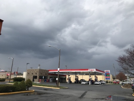 Significant rain to the west