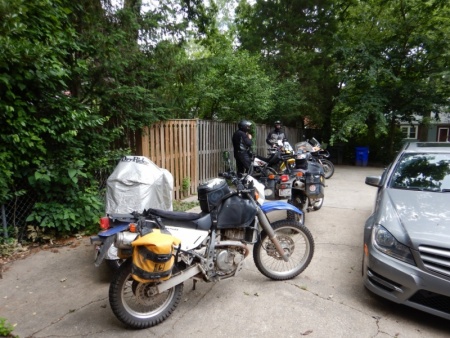 Four riders this time.