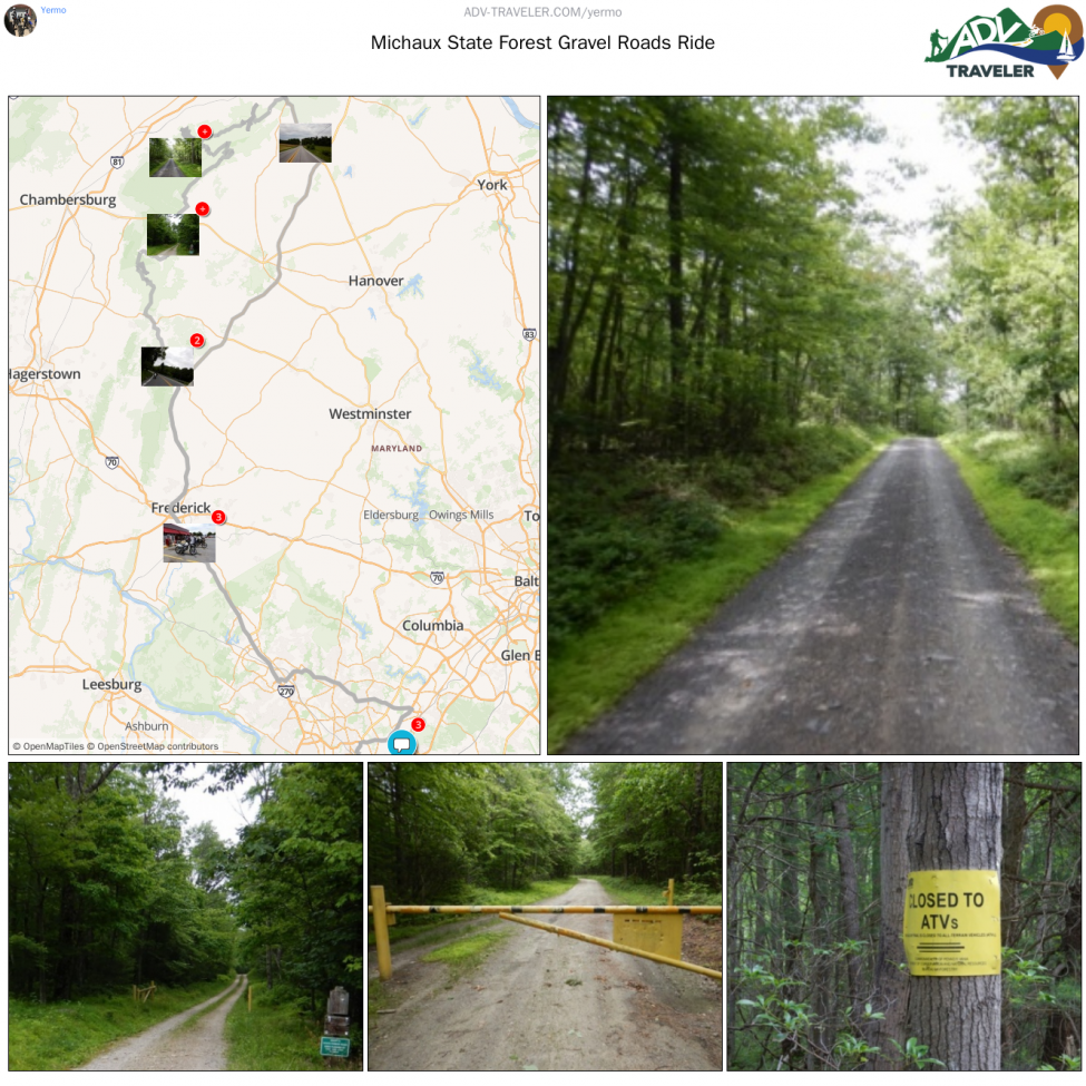 Michaux State Forest Gravel Roads Ride