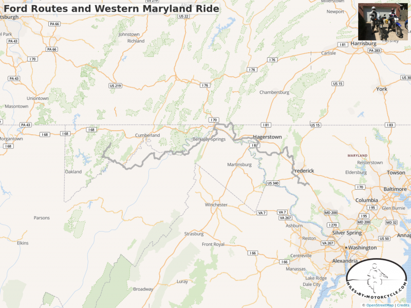 Ford Routes and Western Maryland Ride