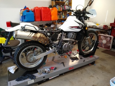 DR650 first pass