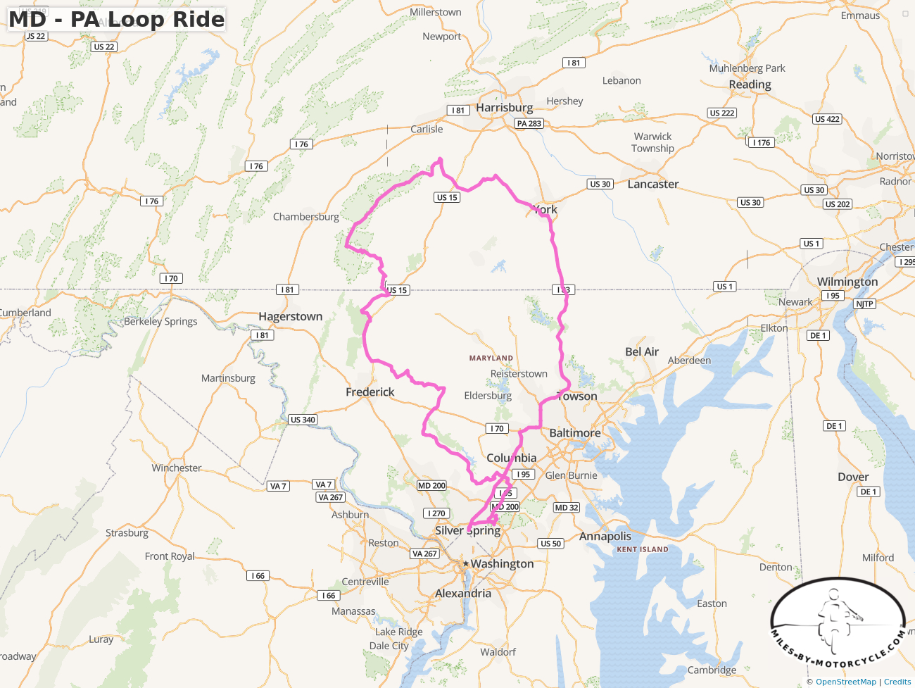 MD - PA Loop Ride