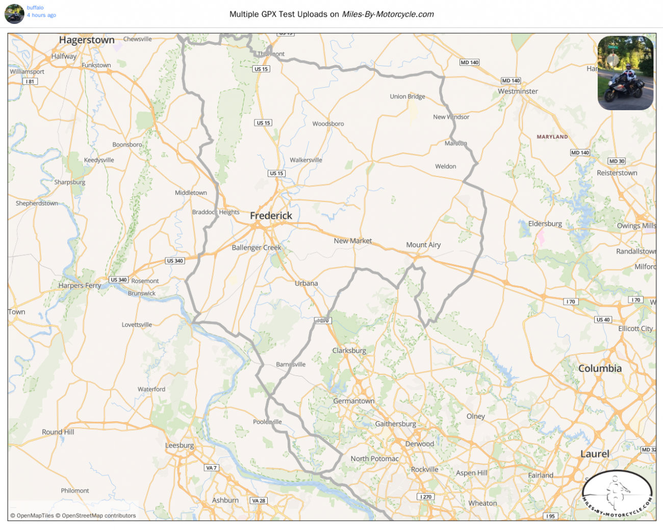 Multiple GPX Test Uploads