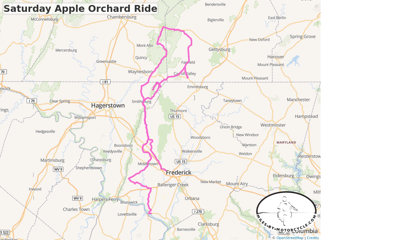 Saturday Apple Orchard Ride