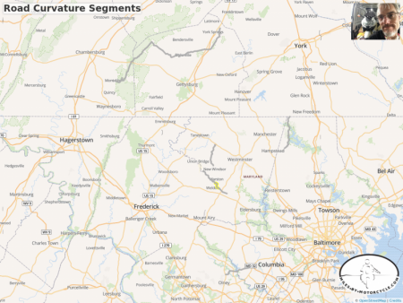 Road Curvature Segments