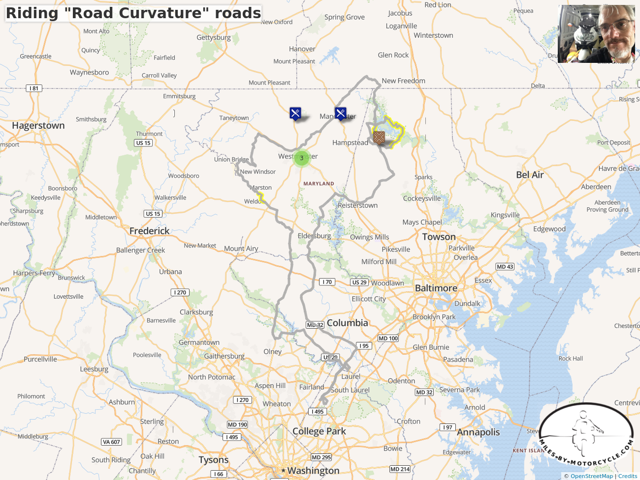 Riding "Road Curvature" roads