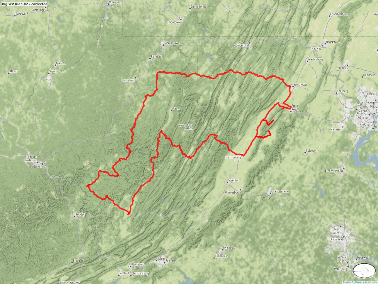 Big WV Ride #2 - corrected