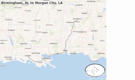 Birmingham, AL to Morgan City, LA