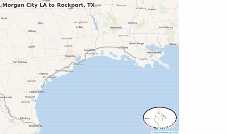Morgan City LA to Rockport, TX