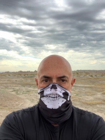 Playing the part in the Badlands!