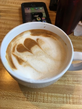 Great coffee at the Hub