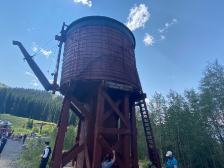 Water tank, Leadville railroad 