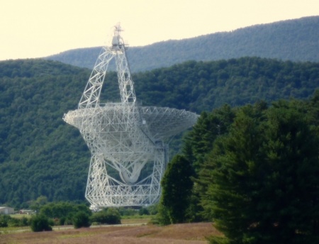Green Bank deep space listening dish