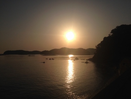 Sunset in toba