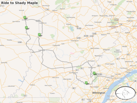 Ride to Shady Maple