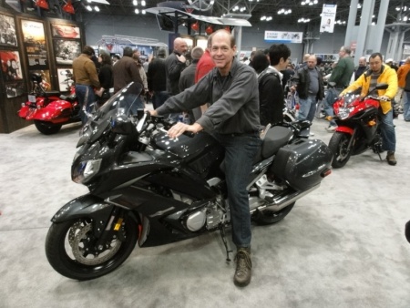 John on a Yamaha FJR.