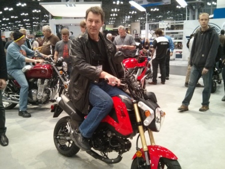 Yermo on a Honda Grom