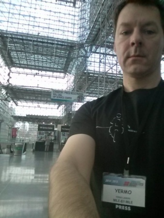 Me and My Press Badge.