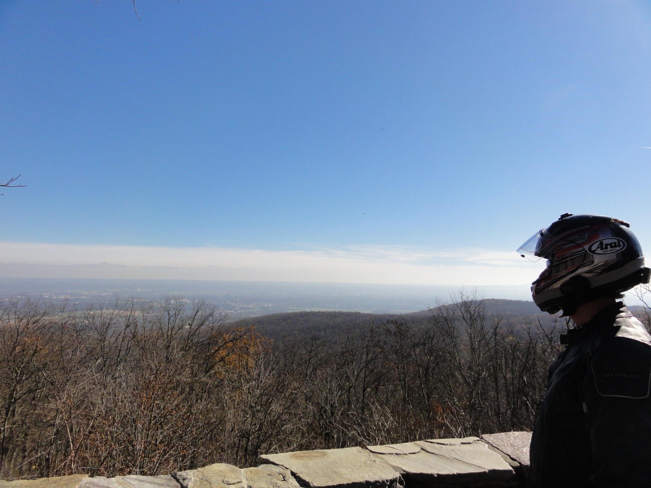 Gambrills Park Road Overlook over Frederick Maryland