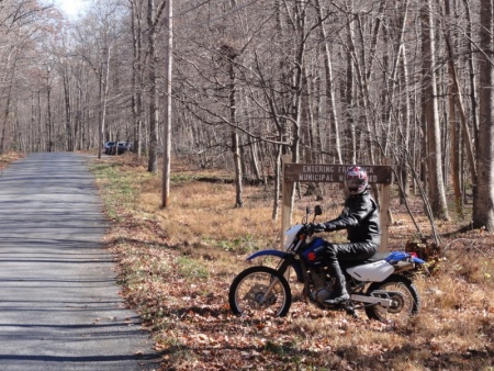 Fishing Creek Road in the Frederick Municipal Watershed near Frederick Maryland