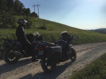 BMW K-Bikes on Gravel
