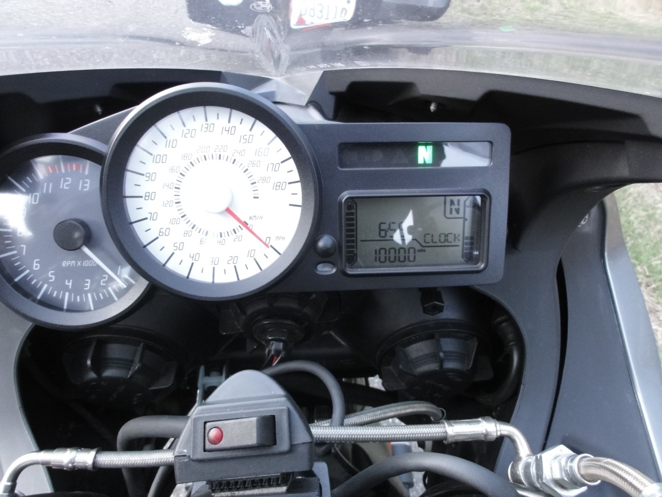Duncan hit 10K on his K1300S