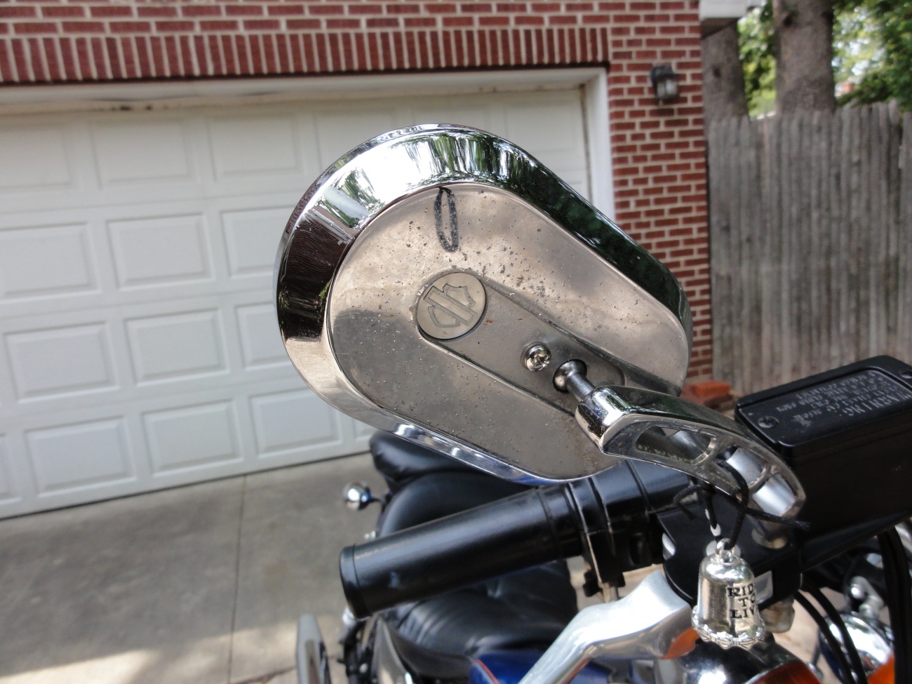 92 FXRS Right MIrror Pitting