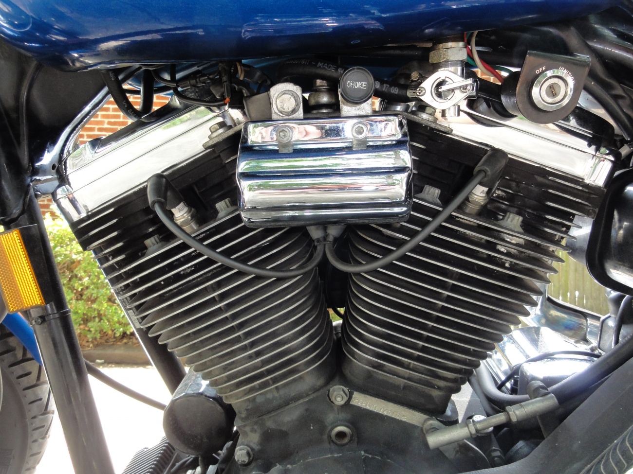 92 FXRS Left Side Engine Detail