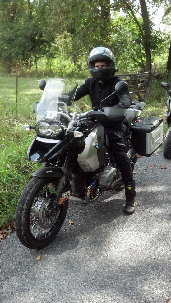 Milner's R1200GS. Slightly dirty.